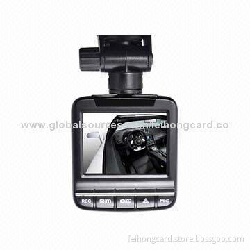 2.4-inch FHD NTK Car Black Box with 3.0MP Camera, H.264 Compression Format